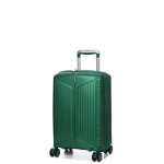 Valise cabine rigide extensible jump eva 55 x 35 x 20 cm vert