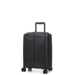 Valise cabine rigide extensible jump eva 55 x 40 x 20 cm anthracite gris