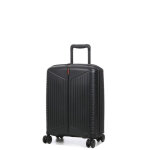 Valise cabine rigide extensible jump eva� 55 x 40 x 20 cm anthracite gris