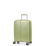 Valise cabine rigide extensible jump eva 55 x 40 x 20 cm vert clair