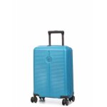 Valise cabine rigide extensible jump hendaye 55 x 35 x 20 cm bleu