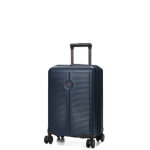 Valise cabine rigide extensible jump hendaye 55 x 35 x 20 cm marine bleu