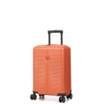Valise cabine rigide extensible jump hendaye 55 x 35 x 20 cm orange