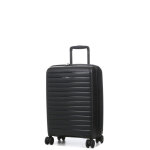 Valise cabine rigide extensible jump striper 55x35x20 cm anthracite gris