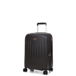 Valise cabine rigide extensible jump uppsala 55 x 35 x 20 cm chocolat marron
