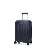 Valise cabine rigide extensible jump uppsala 55 x 35 x 20 cm marine bleu