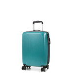 Valise cabine rigide extensible lys bergen 55 cm menthe bleu