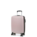 Valise cabine rigide extensible lys bergen 55 cm rose