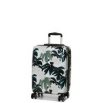 Valise cabine rigide extensible lys camélia 55 cm blanc Valise cabine rigide extensible lys camélia 55 cm blanc