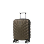 Valise cabine rigide extensible lys masaya 40 x 55 x 20 cm bronze marron