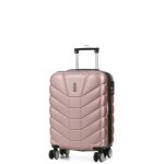 Valise cabine rigide extensible lys masaya 40 x 55 x 20 cm rose gold