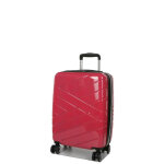 Valise cabine rigide extensible lys morelia 55 cm fuchsia rose