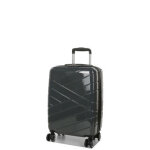 Valise cabine rigide extensible lys morelia 55 cm gris fonc�