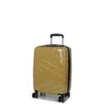Valise cabine rigide extensible lys morelia 55 cm moutarde jaune