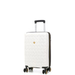 Valise cabine rigide extensible lys odense 55 cm blanc Valise cabine rigide extensible lys odense 55 cm blanc