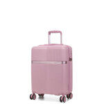 Valise cabine rigide extensible roncato air glam 55 cm rose poudr