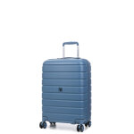 Valise cabine rigide extensible roncato relife 55x40x20 cm bleu retro