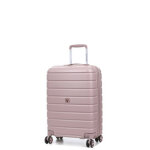 Valise cabine rigide extensible roncato relife 55x40x20 cm rose pastel