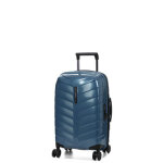 Valise cabine rigide extensible samsonite attrix 55 cm steel blue bleu