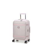 Valise cabine rigide extensible samsonite image 55 cm - poche rose