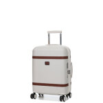 Valise cabine rigide extensible samsonite image 55 x 40 x 20 cm ivory beige