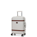 Valise cabine rigide extensible samsonite image 55 x 40 x 20 cm ivory beige