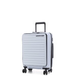 Valise cabine rigide extensible samsonite restackd 55 cm - poche glacier blanc Valise cabine rigide extensible samsonite restackd 55 cm - poche glacier blanc
