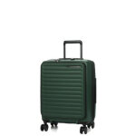 Valise cabine rigide extensible samsonite restackd 55 cm - poche sage vert
