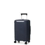 Valise cabine rigide extensible samsonite upscape slim 55 cm blue nights bleu