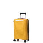Valise cabine rigide extensible samsonite upscape slim 55 cm jaune