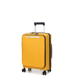 Valise cabine rigide samsonite upscape 55 cm - poche jaune