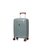 Valise cabine rigide extensible teneo boxea 55 cm vert de gris