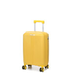 Valise cabine rigide extensible teneo deltea 55 x 35 x 25 cm jaune