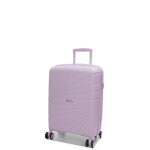 Valise cabine rigide extensible worldline abidjan 55 cm mauve violet