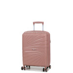 Valise cabine rigide extensible worldline abidjan 55 cm vieux rose