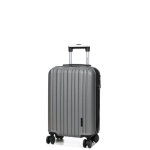 Valise cabine rigide extensible worldline braga 3 - 55 cm gris fonc�