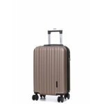 Valise cabine rigide extensible worldline braga 3 - 55 cm taupe beige