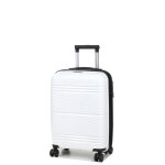 Valise cabine rigide extensible worldline izmir 55 cm blanc