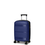 Valise cabine rigide extensible worldline izmir 55 cm bleu marine