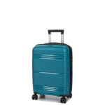 Valise cabine rigide extensible worldline izmir 55 cm bleu ptrole vert
