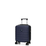 Valise cabine rigide extensible worldline linz 3 - 45 cm bleu marine
