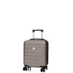 Valise cabine rigide extensible worldline linz 3 - 45 cm champagne beige