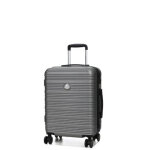 Valise cabine rigide extensible worldline linz 3 - 55 x 40 x 25 cm gris