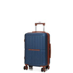 Valise cabine rigide extensible worldline sumatra 55 cm bleu marine