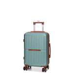 Valise cabine rigide extensible worldline sumatra 55 cm vert opaline