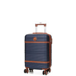 Valise cabine rigide extensible worldline tampa 3 - 55 cm bleu marine