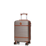 Valise cabine rigide extensible worldline tampa 3 - 55 cm champagne beige