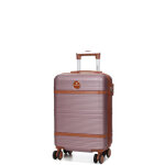 Valise cabine rigide extensible worldline tampa 3 - 55 cm vieux rose