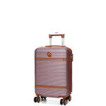 Valise cabine rigide extensible worldline tampa 3 - 55x35x20 cm vieux rose