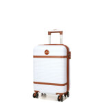 Valise cabine rigide extensible worldline tampa 55x35x20 cm blanc